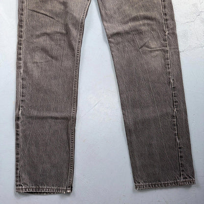 Levis 501 Vintage 80s USA XX Straight Leg Jeans Black Light Gray 36x34 Act 35x32