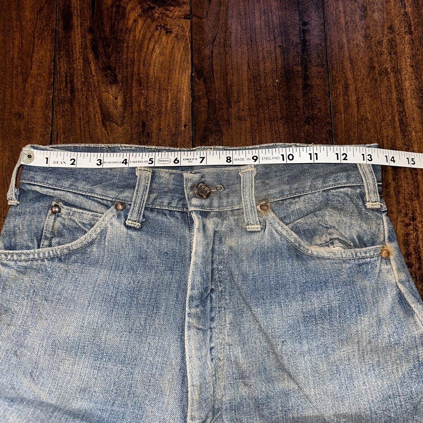 Bally True VTG 40s 50s Redline Selvedge Denim Jeans 1950s Levi’s Big E 27x30