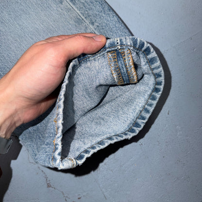 Levis 501 Vintage Y2K 90s XX Straight Leg Jeans Blue Light Wash 33x34 Act 32x32
