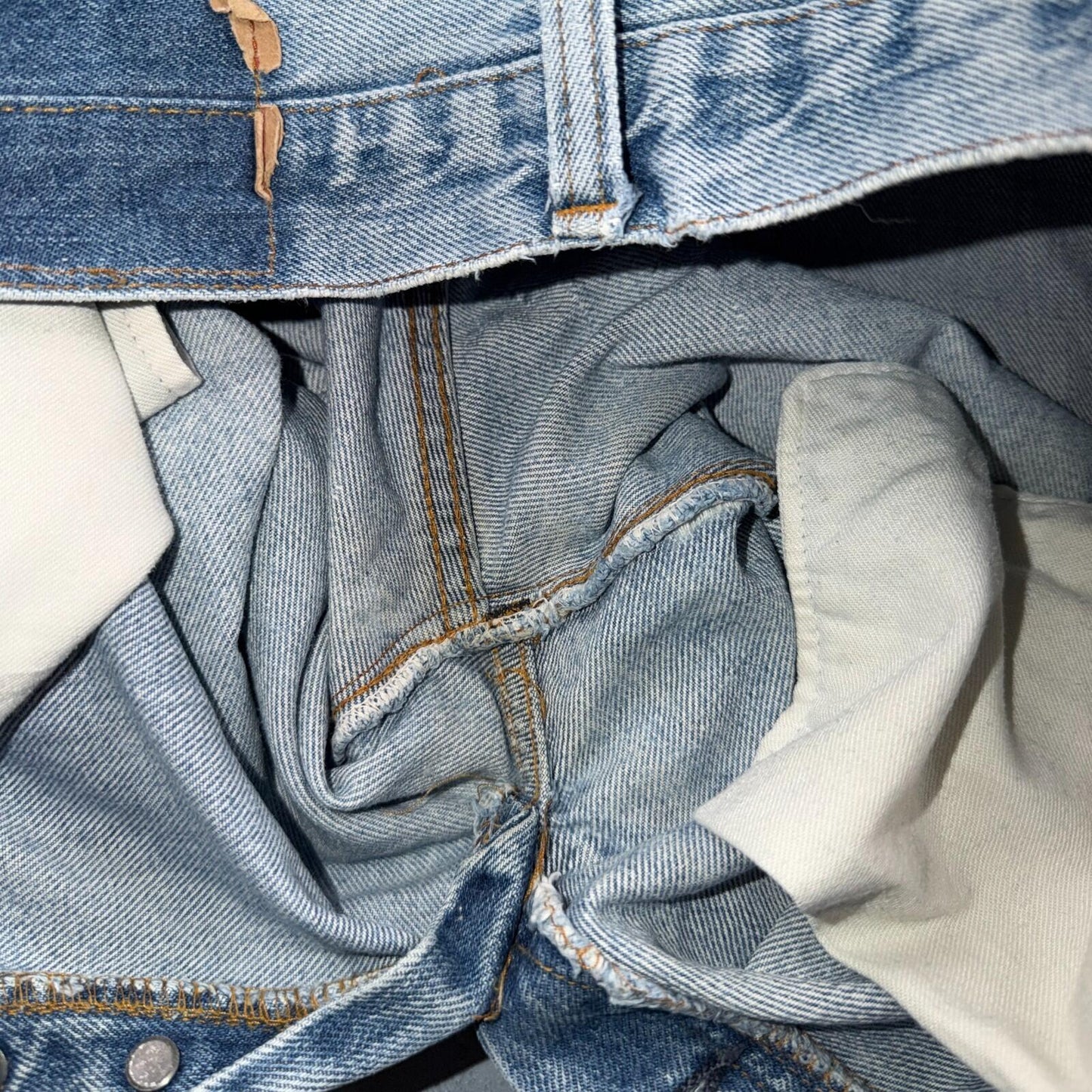 Levis 501 Vintage 80s Redline Selvedge USA XX Jeans Light Wash 30x30 Act 28x27