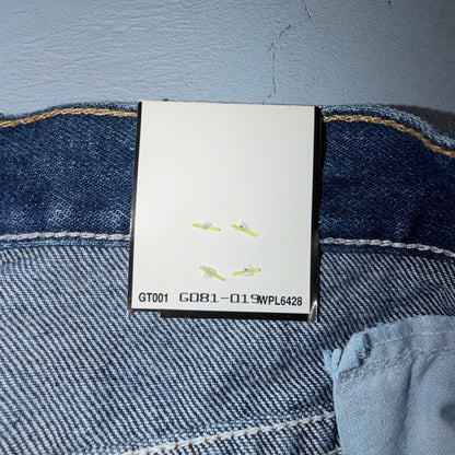 NWT Gitano Jeans Women 12 Average Relaxed Fit Tapered Leg Blue Med Wash