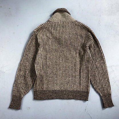 1950s Vintage Wool Pullover Sweater Shawl Novelty Walsted 44 Rockabilly 50s 60s