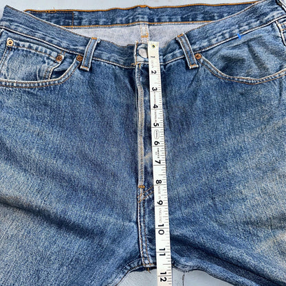 Levis 501 Vintage Y2K XX Straight Leg Jeans Blue Med Wash 34x34 Act 34x33