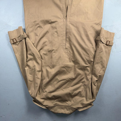 Burberry Mens 42L Trench Coat Jacket Camel Hair Double Breasted Wool Liner VTG