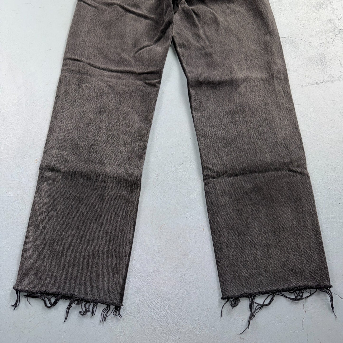 Levis 501 Vintage 90s USA XX Straight Leg Jeans Black Light Wash 31x32 Act 30x27