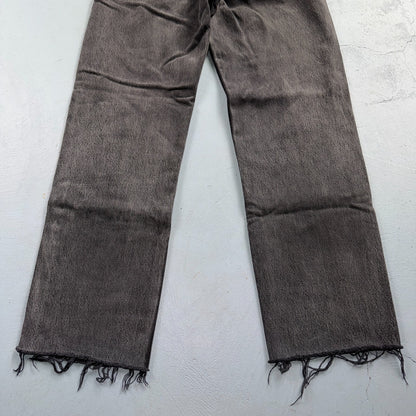Levis 501 Vintage 90s USA XX Straight Leg Jeans Black Light Wash 31x32 Act 30x27