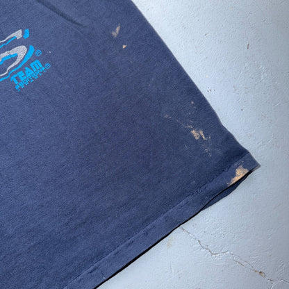 Georgetown Hoyas Thrashed USA VTG T Shirt Single Stitch Basketball Washington DC