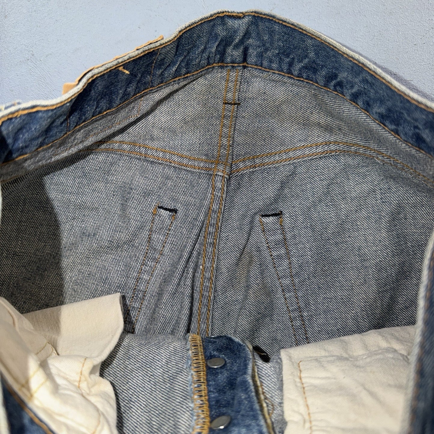 Levis 501 Vintage 70s SS Redline Selvedge USA Jeans Med Wash 32x34 Act 29x29