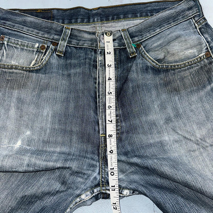 Levis 501 Vintage Y2K XX Straight Leg Jeans Blue Med Wash 33x30 Act 32x28