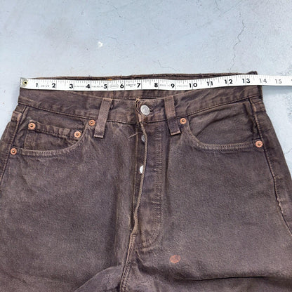 Levis 501 Vintage Y2K 90s XX Straight Leg Jeans Gray Light Wash 28x30 Act 27x28