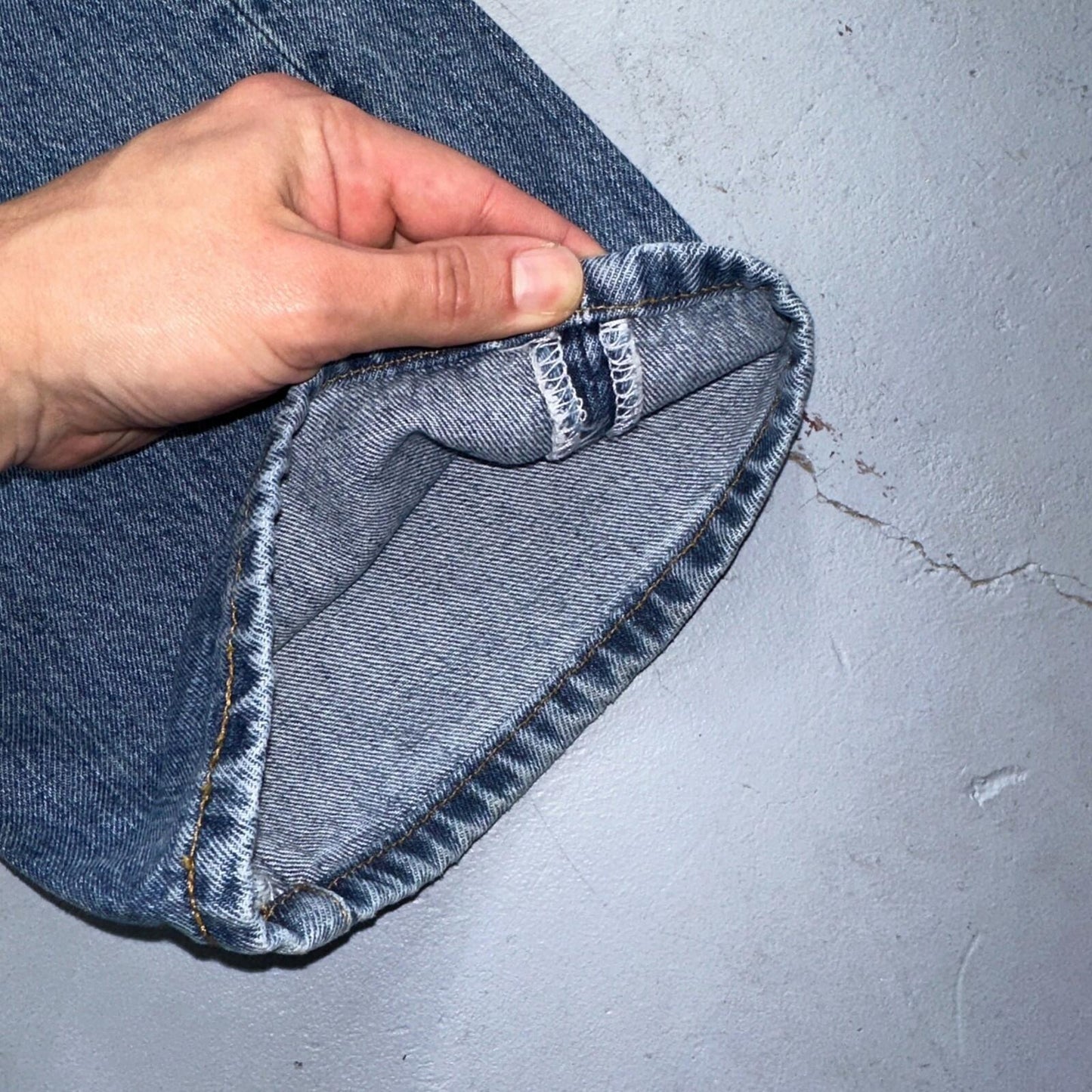 Levis 501 Vintage Y2K XX Straight Leg Jeans 38x32 Med Wash 2000s Act 35x30