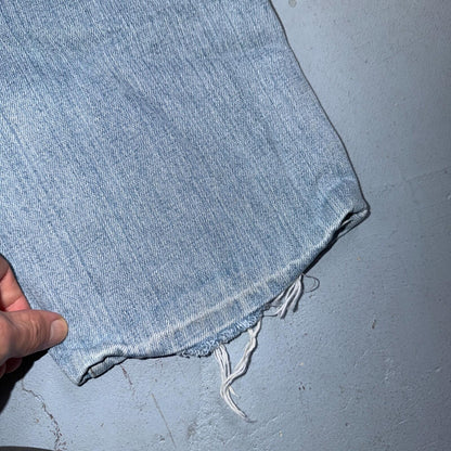 Levis 501 Vintage Y2K 90s XX Straight Leg Jeans Blue Light Wash 33x36 Act 30x29