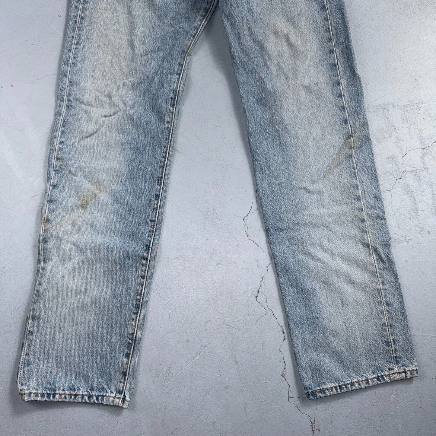 Levis 501 Vintage Y2K 90s XX Straight Leg Jeans Blue Light Wash 33x34 Act 32x32