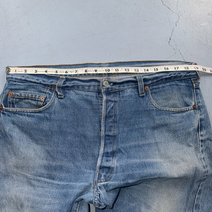 Levis 501 Vintage 80s Redline Selvedge USA XX Jeans Light Wash 40x34 Act 38x30