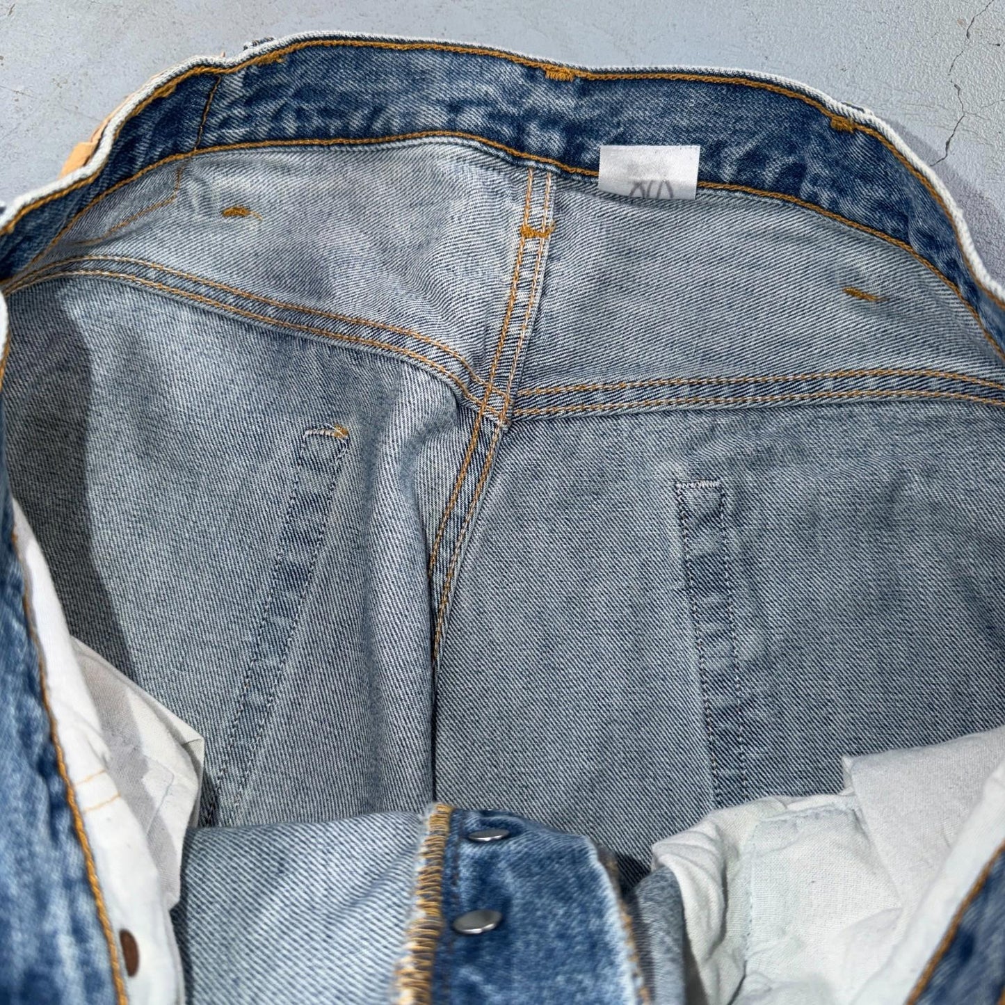 Levis 501 Vintage Y2K XX Straight Leg Jeans Blue Light Wash 38x36 Act 38x36