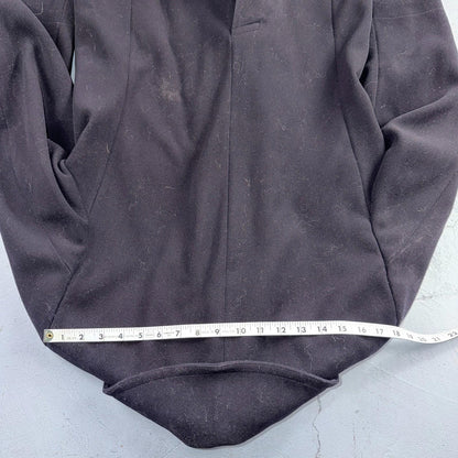 Vintage 40s WWII US Naval Clothing Factory 10 Button Navy Wool PeaCoat Military