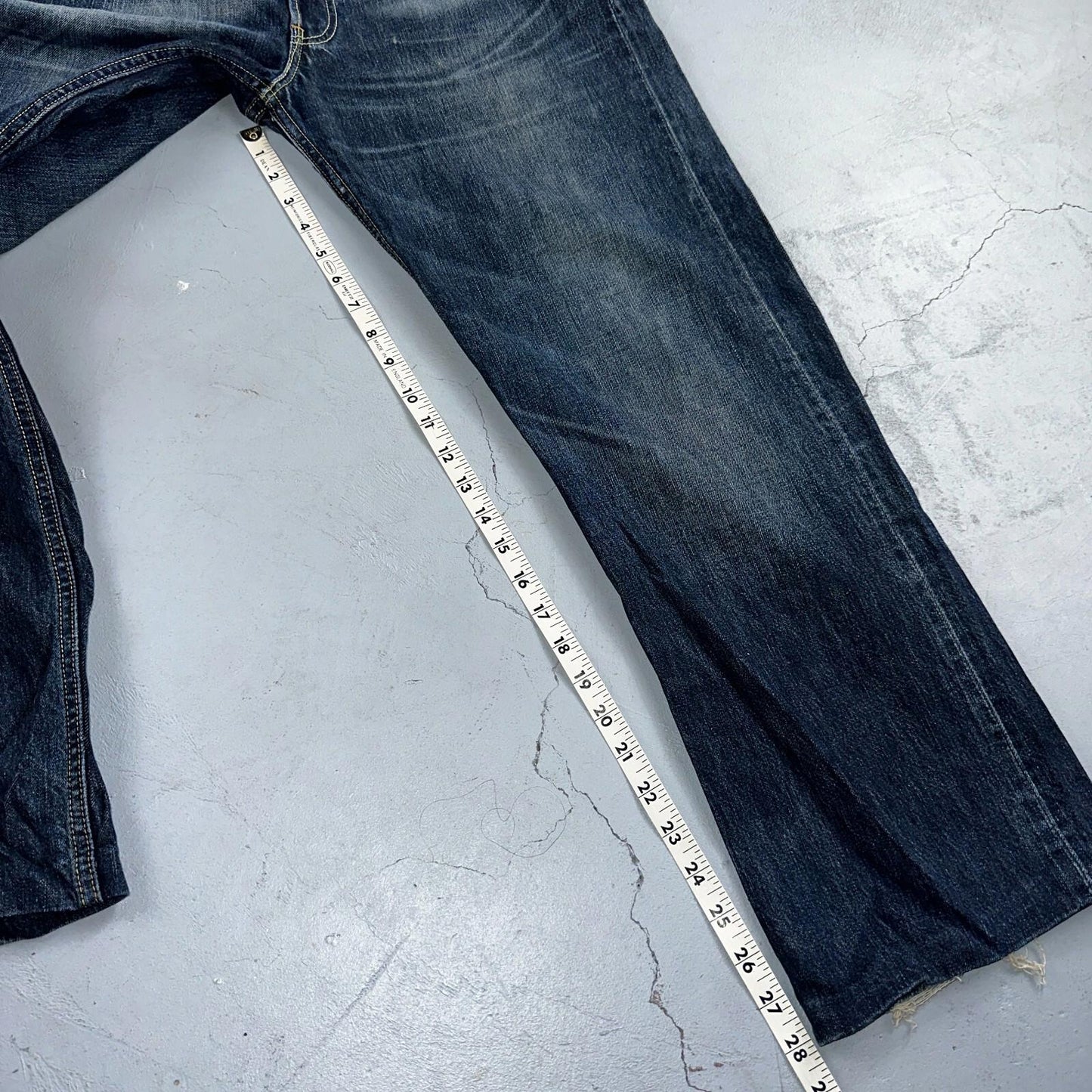 Levis 501 Vintage Y2K XX Straight Leg Jeans Blue Med Wash 34x34 Act 32x28
