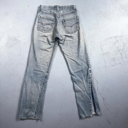 Levis 501 Vintage 80s Redline Selvedge USA XX Jeans Light Wash 28x36 Act 26x31