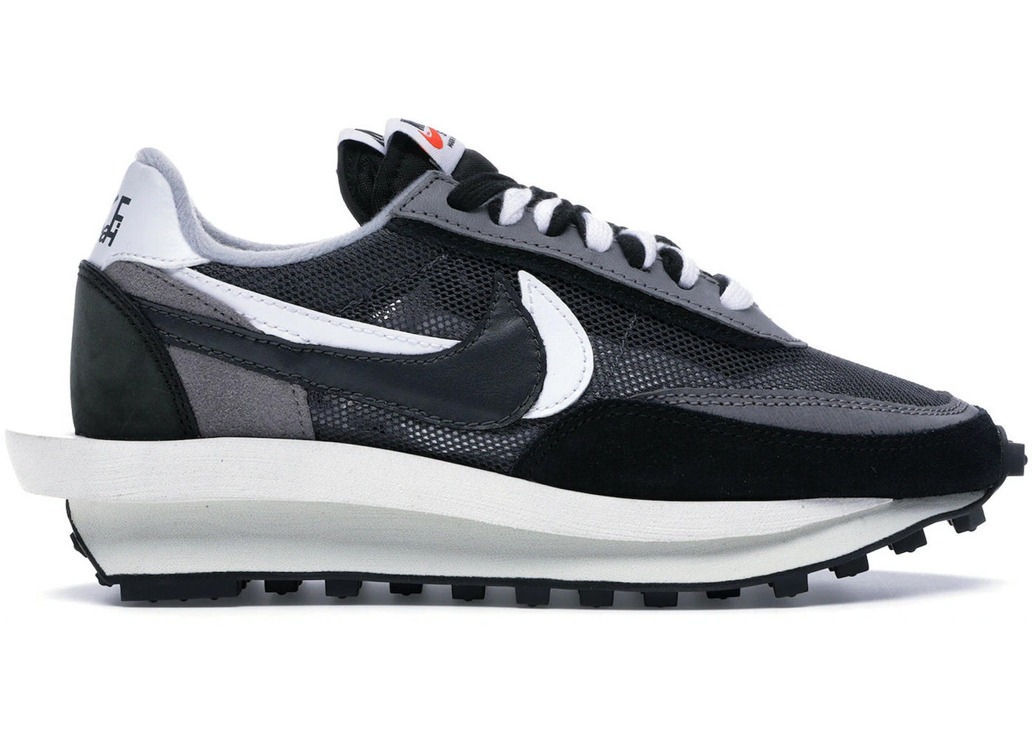 Nike Size 8.5 Sacai LD Waffle Black White - BV0073-001
