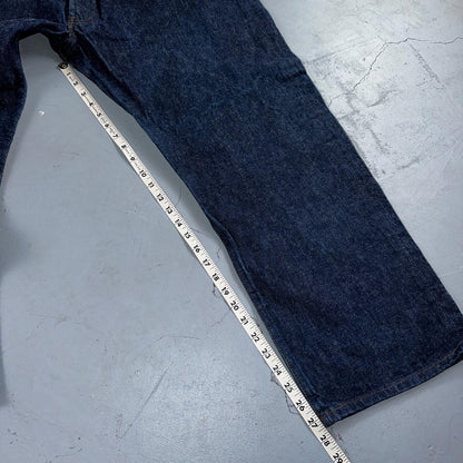 Levis 501 Vintage 80s USA XX Straight Leg Jeans Blue Dark Wash 46x30 Act 40x27