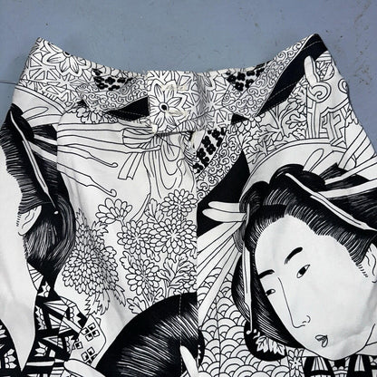 Vintage 60s FUMI’S Hawaii USA Women's 3 Geisha Bell Bottom Pants RARE 1960s 20