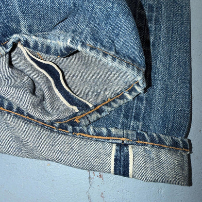 Levis 501 Vintage 70s SS Redline Selvedge USA XX Jeans Light Wash 31x33 Ac 30x29