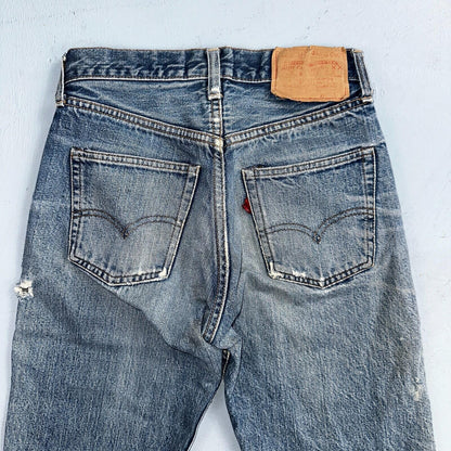 Levis 501 Big E Vintage 60s Redline Selvedge USA XX 1960s Jeans Act 24x27