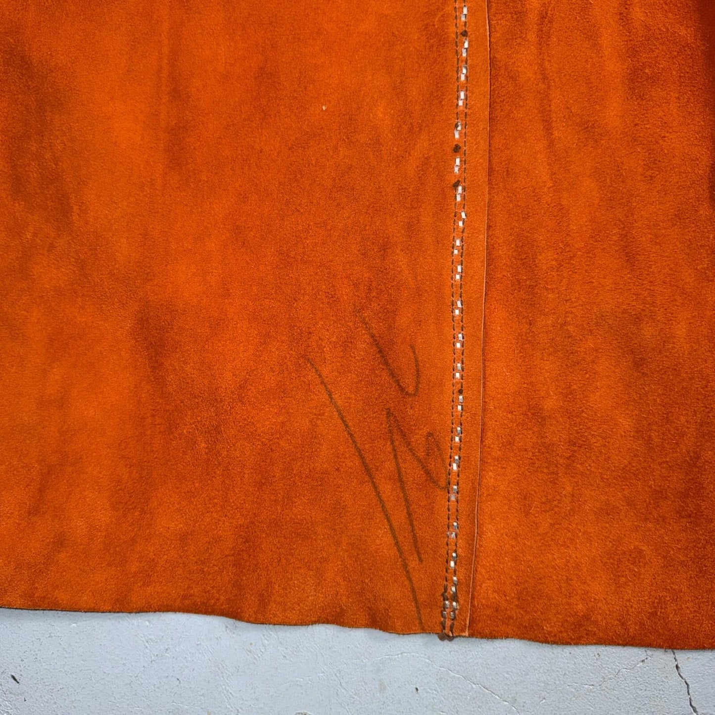 VTG 60s 50s Brown Suede Leather Button Jacket Western Snap Rockabilly Staple