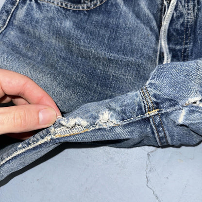 Levis 501 Big E Vintage 60s Redline Selvedge USA XX 1960s Jeans 30x32 Ac 28x28