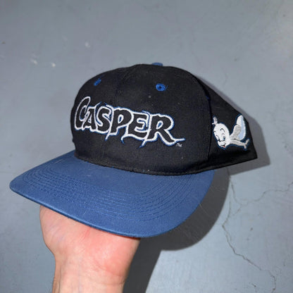 Vintage Casper The Ghost Hat 1995 One Size Fits All SnapBack White Hat