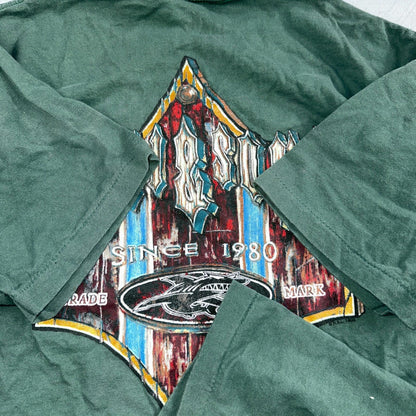 Maui & Sons Shark 90s VTG T Shirt Gameshark Ocean Hawaii USA Single Stitch