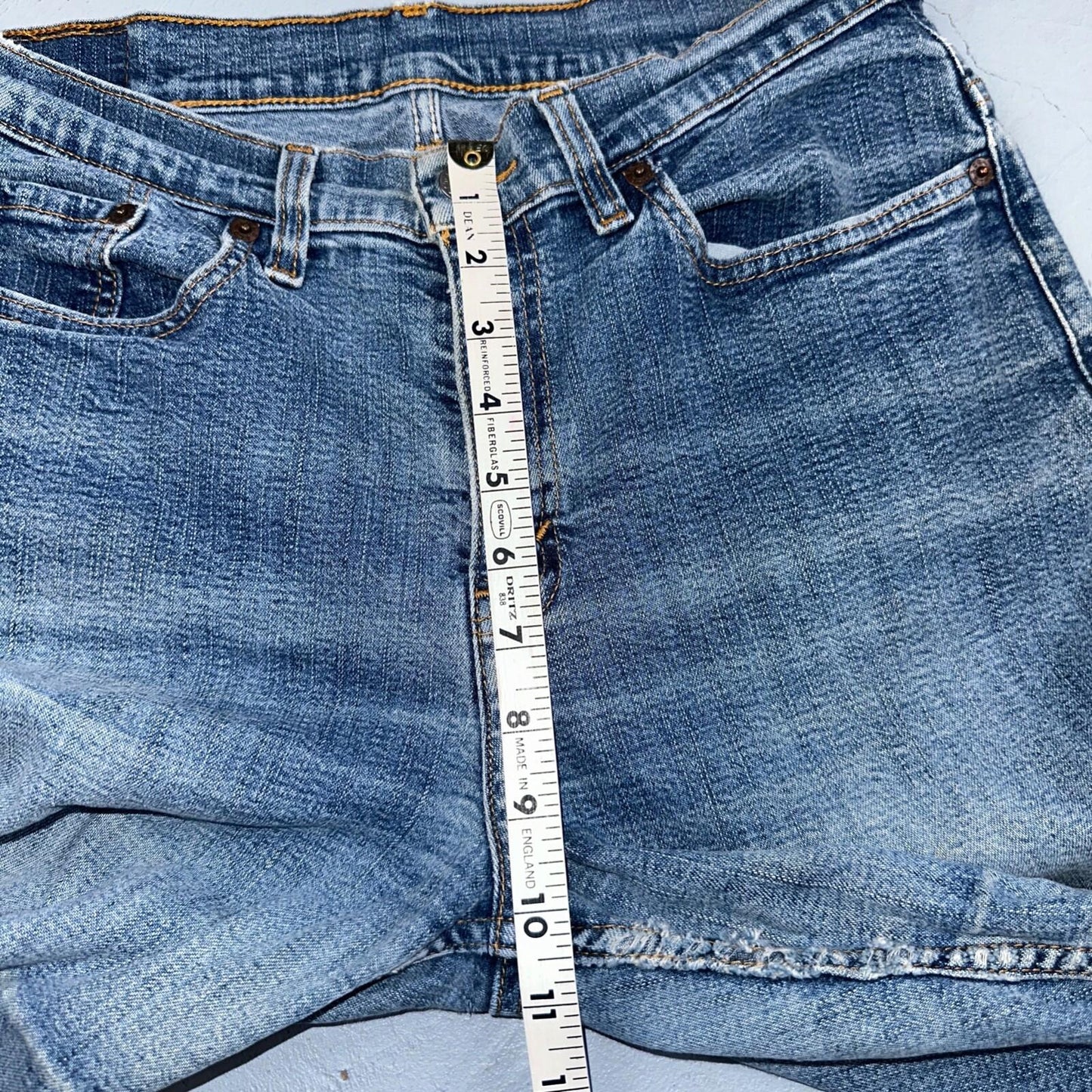 Vintage Levis 505 Straight Leg Jeans Womens 10 S Mis Blue USA 90s Y2K 29x28