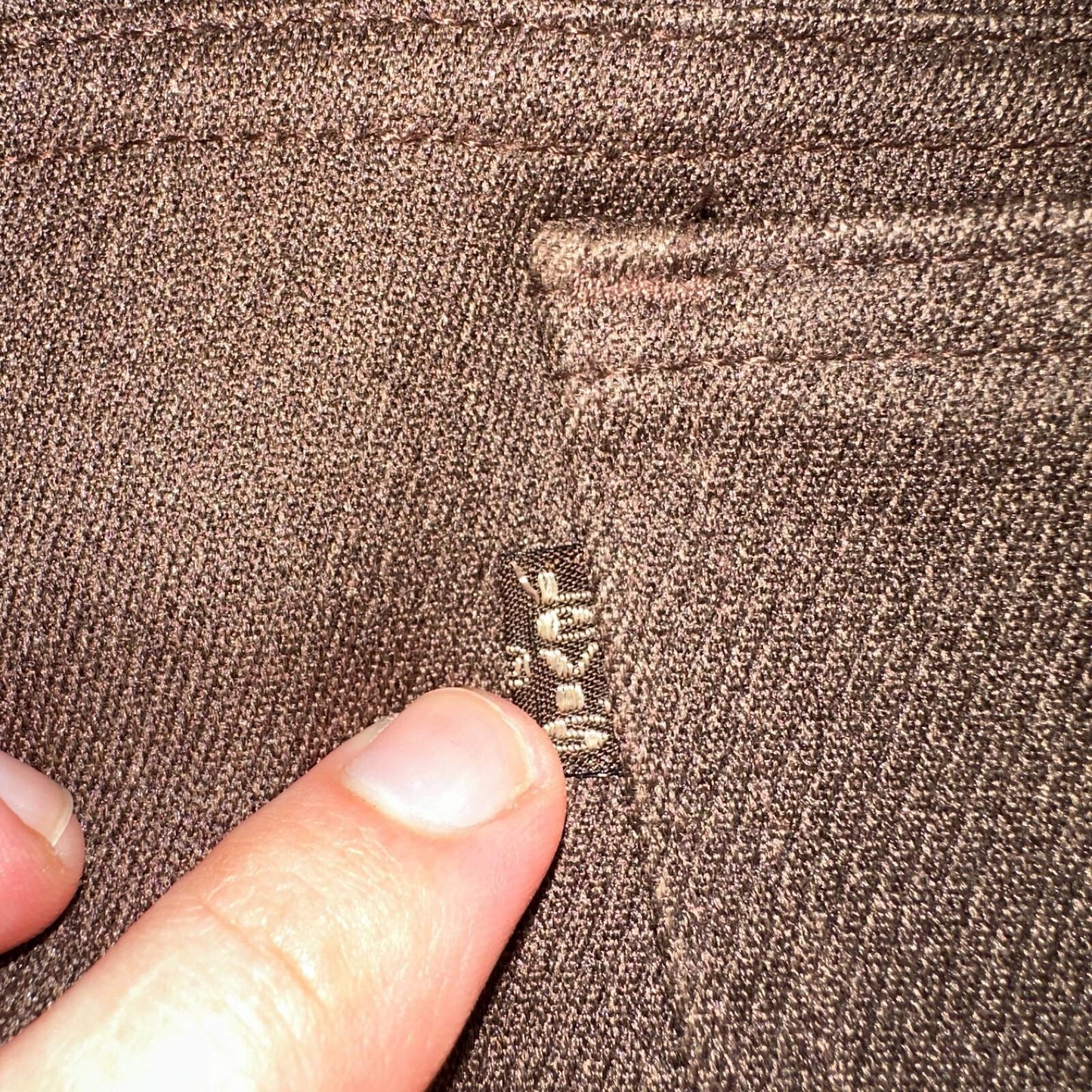 Levis 70s USA 517 36x31 Bootcut Pants Brown Polyester Slacks Vintage 35x30