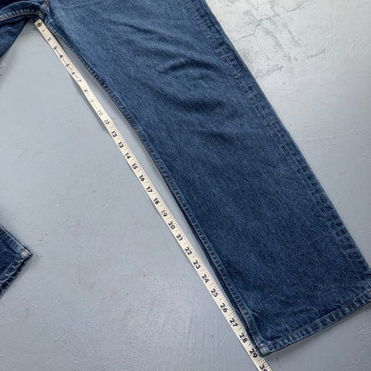 Levis 501 Vintage 80s USA XX Straight Leg Jeans Blue Med Wash 40x32 Act 39x29