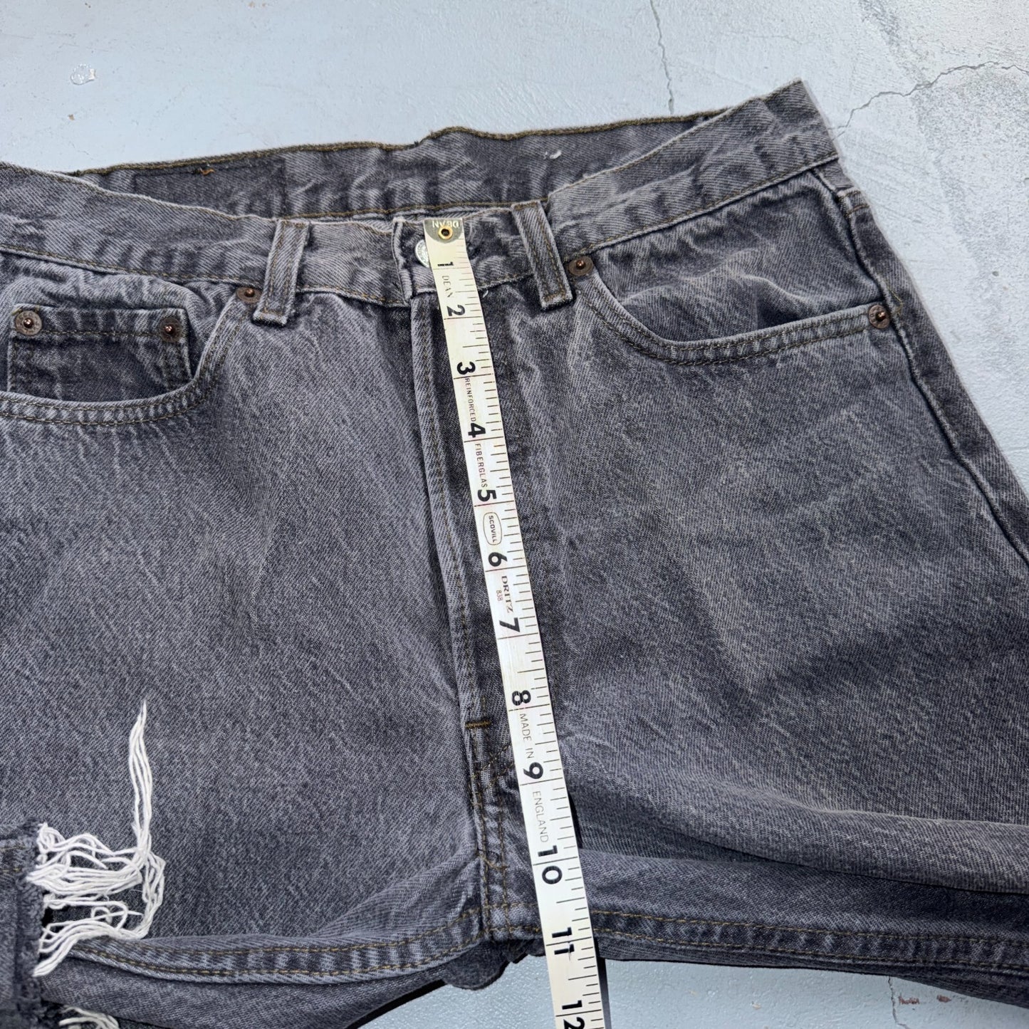 Levis 501 Vintage 80s USA XX Straight Leg Jeans Black Light Wash 30x32 Act 28x26