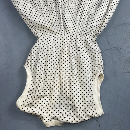 Vintage 1950s Koret of California Polka Dot Shirt Dress San Francisco Rockabilly