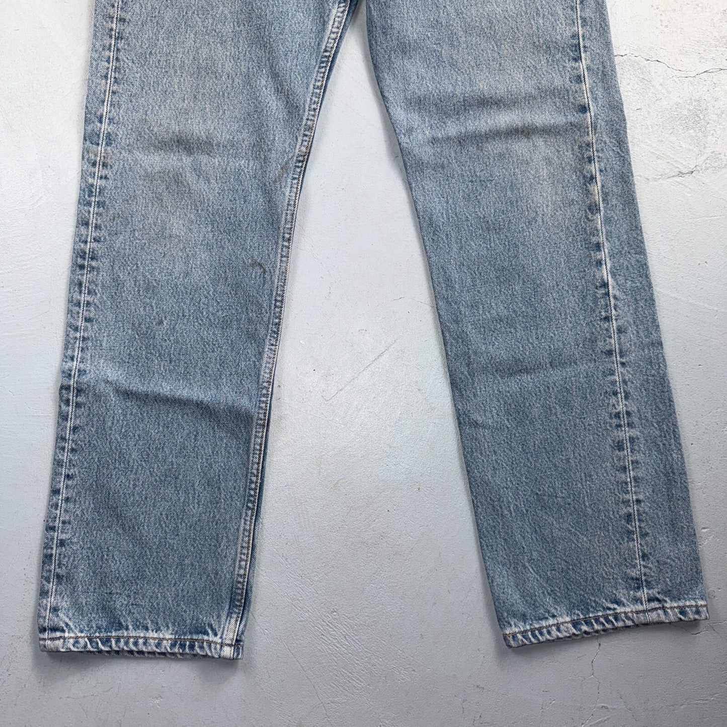 Levis 501 Vintage 90s Y2K XX Straight Leg Jeans Blue Light Wash 32x32 Act 31x30