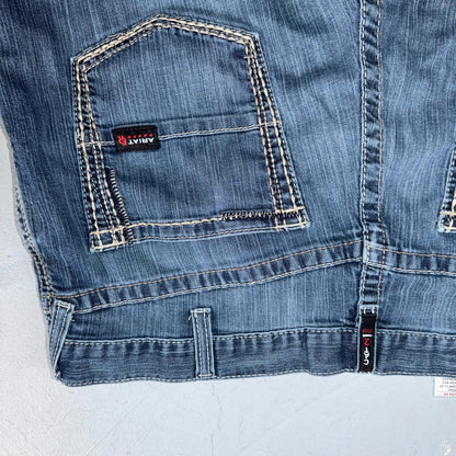 Ariat M4 FR Jeans Mens Blue Flame Resistant Cat 2 Relaxed Boot Cut 42x30 Denim
