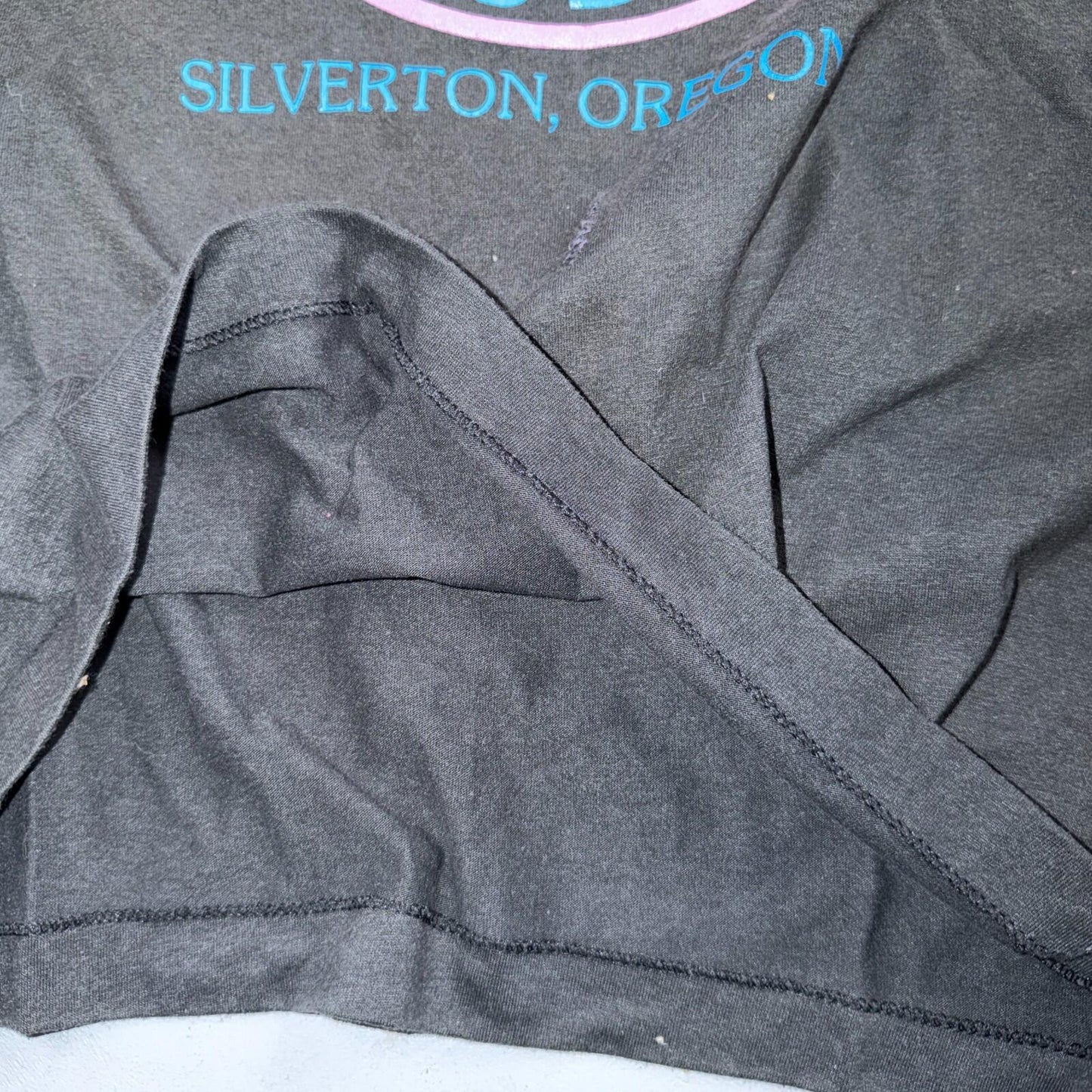 Pudges Pub Silverton VTG T Shirt 90s Oregon Portland Food PDX Drinking Black