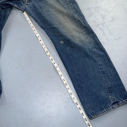 Levis 501 Big E Vintage 60s Redline Selvedge USA XX 1960s Jeans 66 Act 34x27