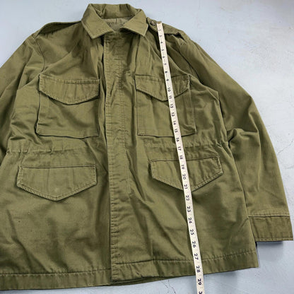 Vintage M 1951 Field Jacket US ARMY Military OG 107 Coat M51 Size M? Cut Tag