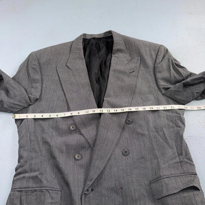 Nino Cerruti Men's Size 46 Double-Breasted Premium Blazer Jacket Made in USA