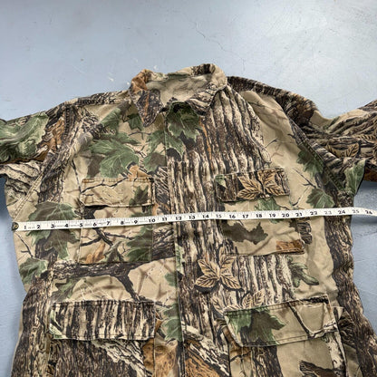 Vintage Military Jacket Mens L Realtree Camo Combat Coat Tactical Field 90s