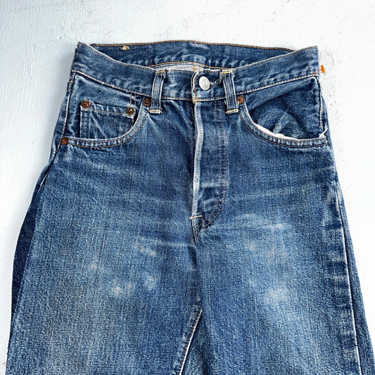 Levis 501 Big E Vintage 60s Redline Selvedge USA XX 1960s Jeans 66 Act 23x26