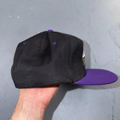 Train PNW VTG Hat Baseball Cap Snapback Oregon KC 80s Black Roseville Division