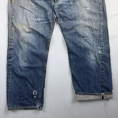 Levis 501 Big E Vintage 60s Redline Selvedge USA XX 1960s Jeans 66 Act 36x26