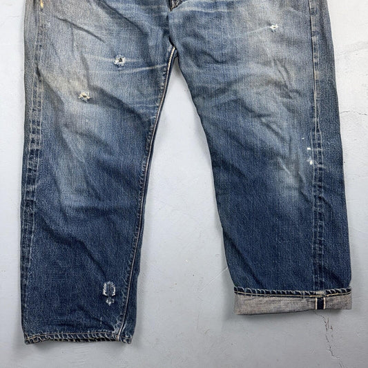 Levis 501 Big E Vintage 60s Redline Selvedge USA XX 1960s Jeans 66 Act 36x26