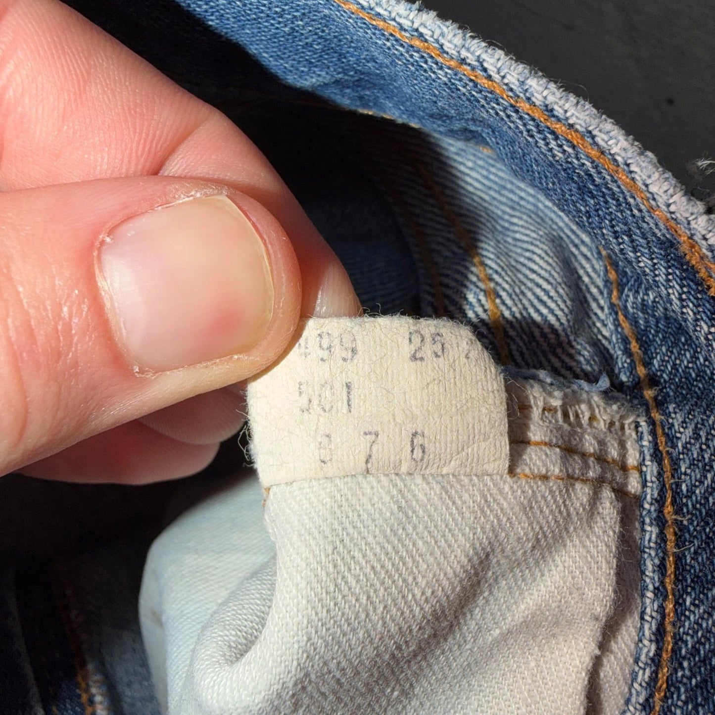 Levis 501 Vintage 80s Redline Selvedge USA XX Jeans Light Wash 33x34 Act 30x30