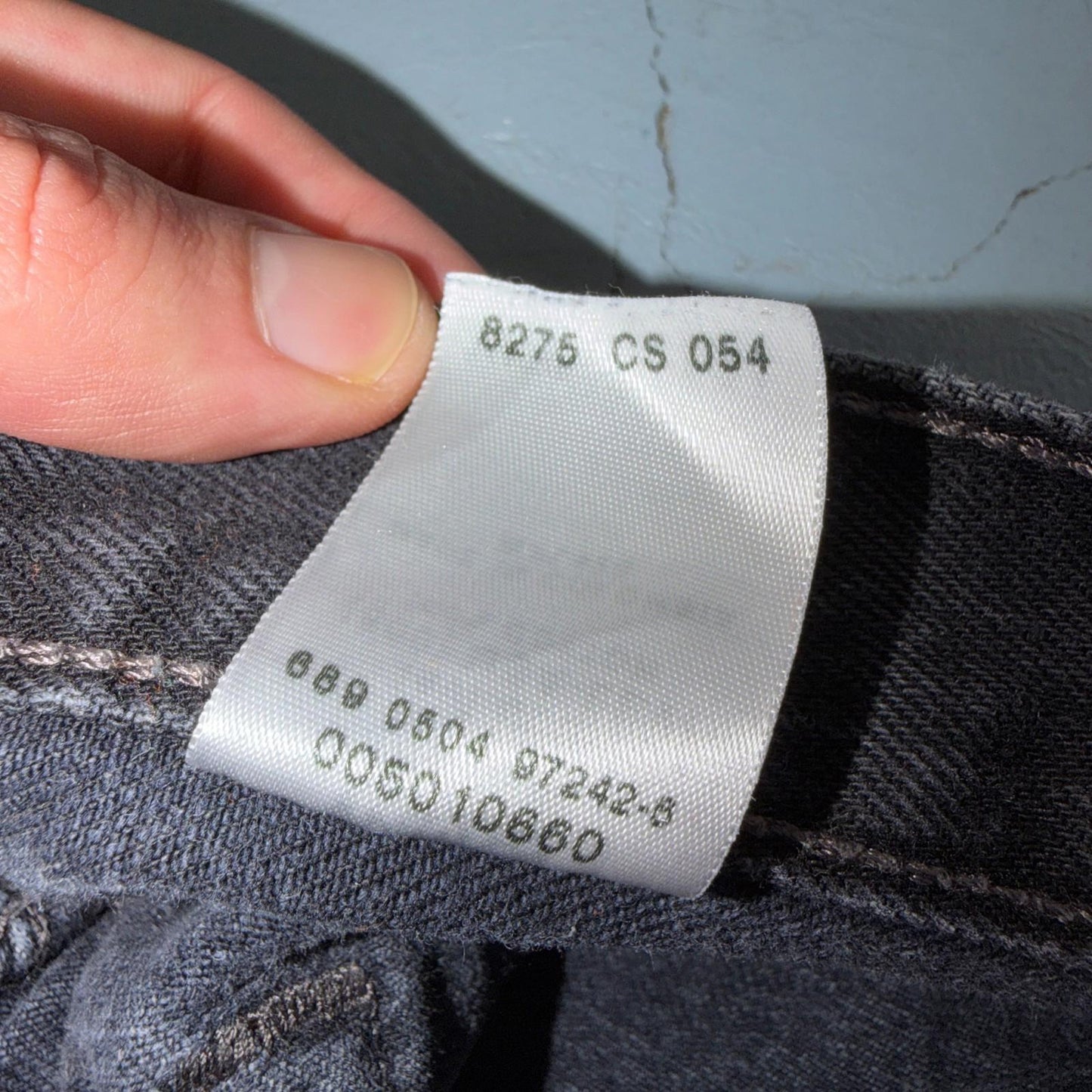 Levis 501 Vintage Y2K 90s XX Straight Leg Jeans Black Med Wash 29x34 Act 28x31