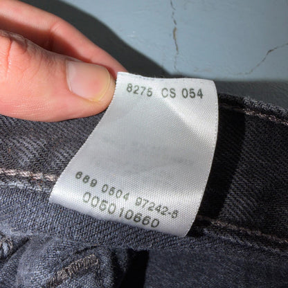 Levis 501 Vintage Y2K 90s XX Straight Leg Jeans Black Med Wash 29x34 Act 28x31